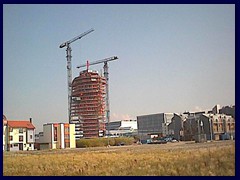 Turning Torso under construction aug 2003